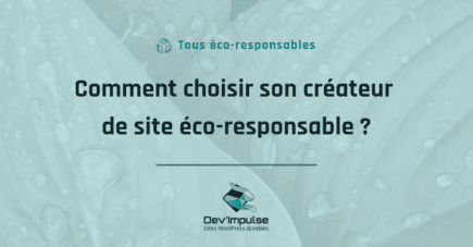 comment choisir son créateur de site éco responsable 